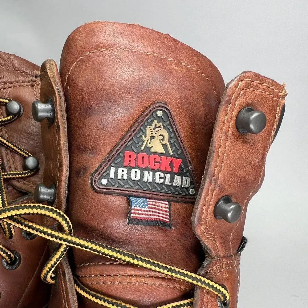 Rocky Men's Size‎ 11 IronClad Steel Toe Waterproof Work Boots